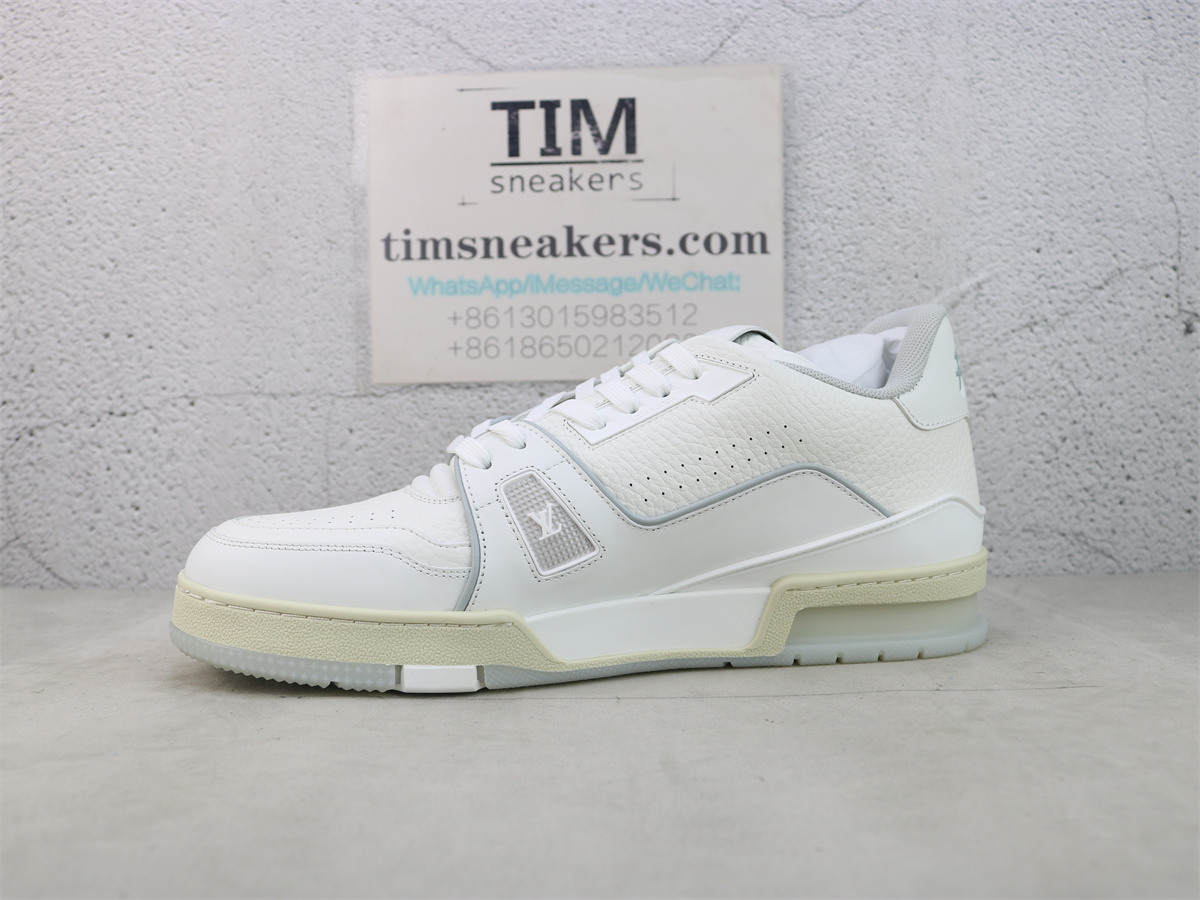 LV Trainer Sneaker White